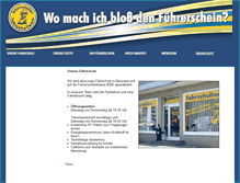 Tablet Screenshot of baunataler-fahrschulteam.de
